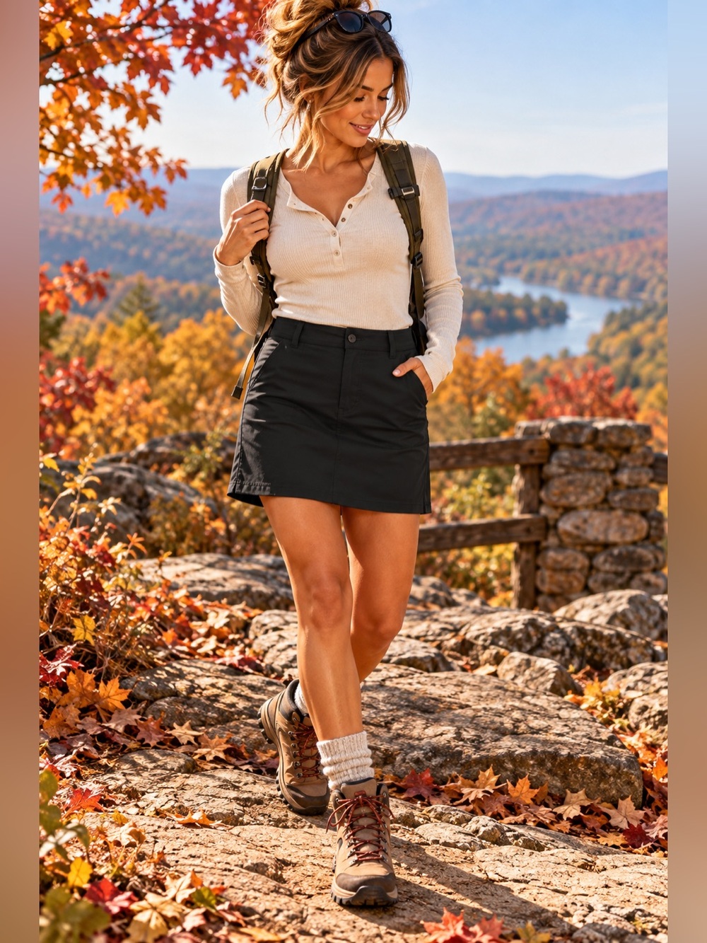 Eddie Bauer Adventurer 2.0 Skort Size 4 Black NWT UPF 50 Stretch
